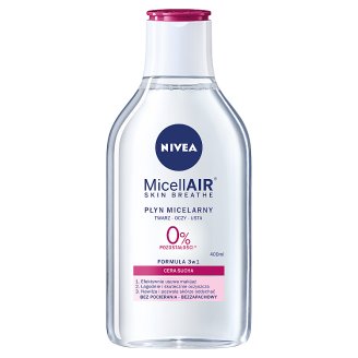 NIVEA MicellAir Skin Breathe Pielęgnujący płyn micelarny do cery suchej 400 ml