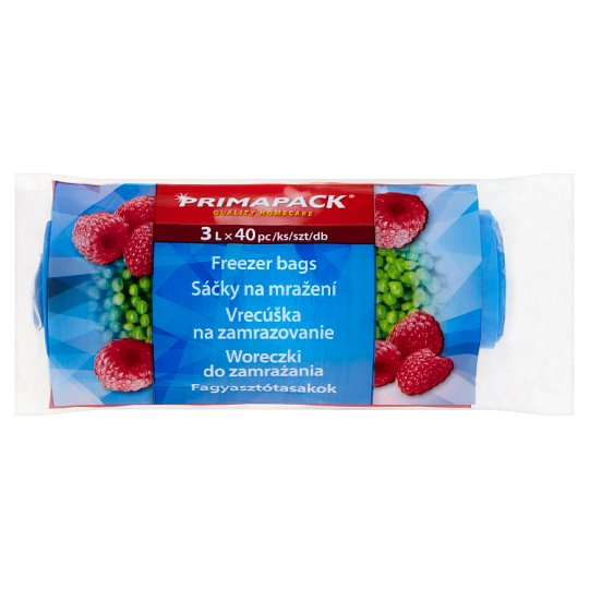 Primapack Woreczki do zamrażania 3 l 40 sztuk
