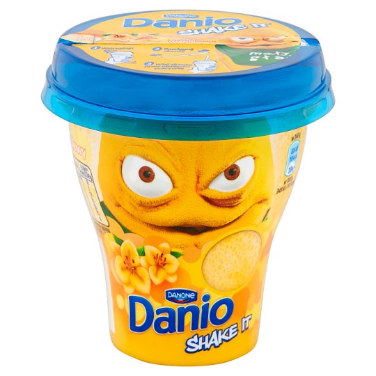 Danone Danio Shake It Napój jogurtowy o smaku waniliowym 240 g