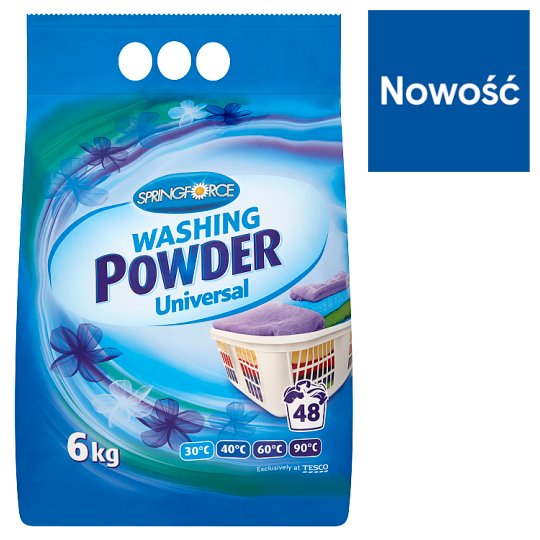 Springforce Universal Proszek do prania 6 kg (48 prań)