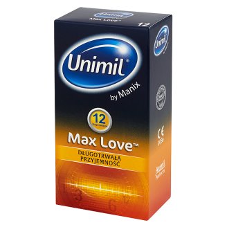 Unimil Max Love Prezerwatywy 12 sztuk
