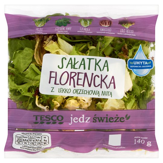 Tesco Sałatka Florencka 140 g