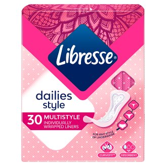 Libresse Wkładki higieniczne Multistyle Normal 30 sztuk