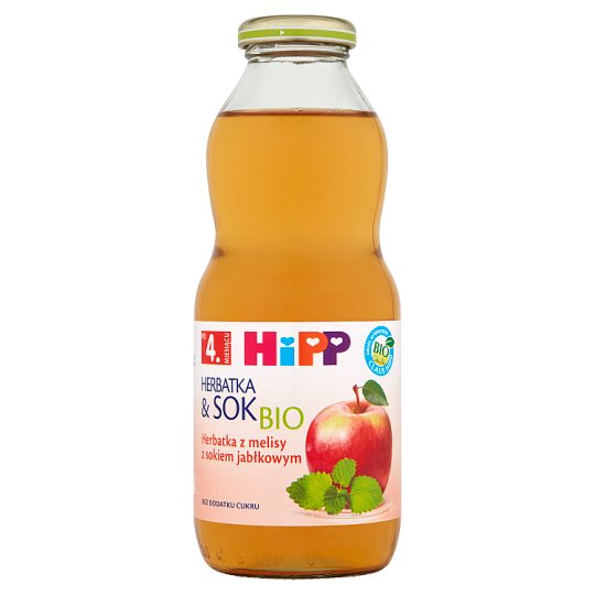 HiPP BIO Herbatka & Sok Bio z melisy z sokiem jabłkowym po 4. miesiącu 0,5 l