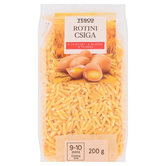 Tesco Makaron 8 jajeczny rotini csiga 200 g
