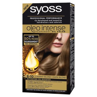 Syoss Oleo Intense Farba do włosów Ciemny blond 6-10