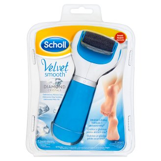 Scholl Velvet Smooth Elektroniczny pilnik do stóp z kryształkami diamentów