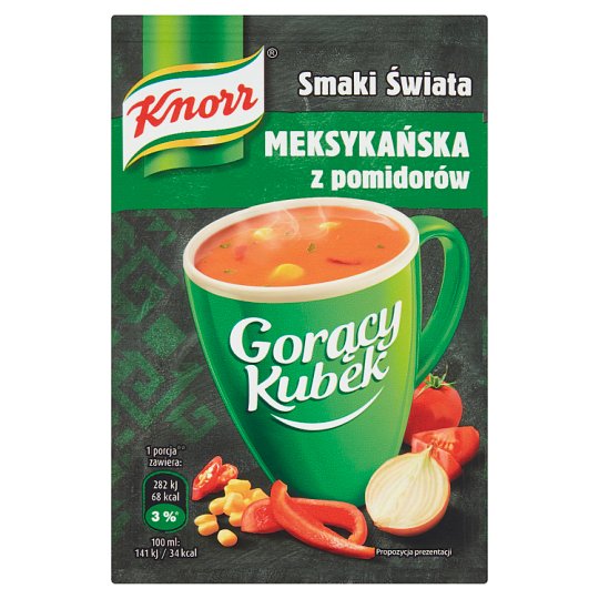Knorr Gorący Kubek Smaki Świata Meksykańska z pomidorów 18 g