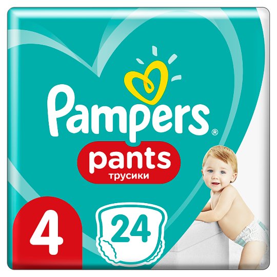 Pampers Pants, Rozmiar 4, 24 Pieluchomajtek