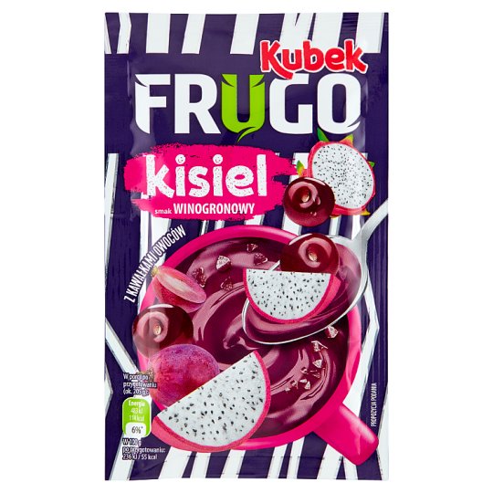 Gellwe Słodki Kubek Frugo Kisiel z kawałkami owoców pitahaja 30 g