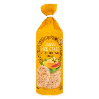 Tesco Wafle ryżowe z nasionami słonecznika 100 g