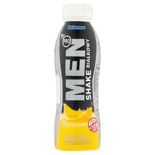 Bakoma Men Pro Shake białkowy smak waniliowy 380 g