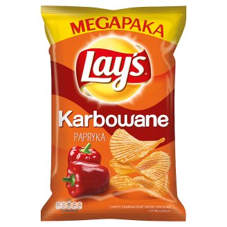 Lay's Karbowane Papryka Chipsy ziemniaczane 225 g