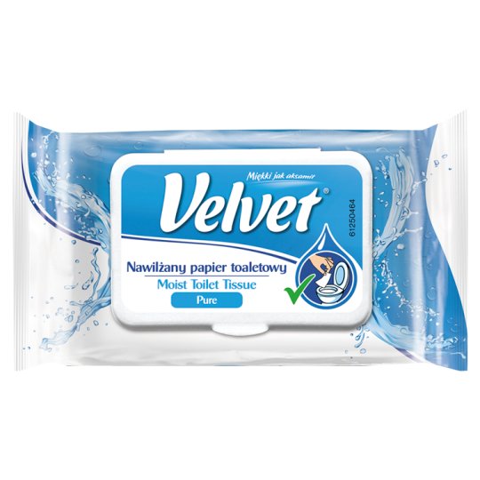 Velvet Pure Nawilżany papier toaletowy 42 sztuki