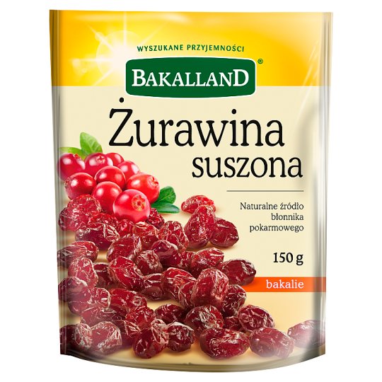 Bakalland Żurawina suszona 150 g