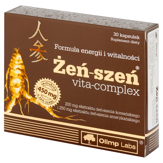Olimp Labs Żeń-szeń vita-complex Suplement diety 22,8 g (30 sztuk)