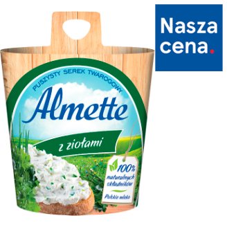 Almette z ziołami Puszysty serek twarogowy 150 g