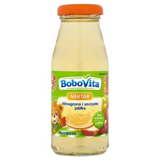 BoboVita Nektar Winogrona i soczyste jabłko po 4 miesiącu 175 ml