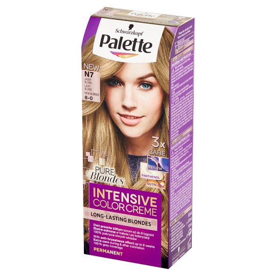 Palette Intensive Color Creme Farba do włosów jasny blond N7 (8-0)