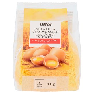 Tesco Makaron 8 jajeczny nitka cięta 200 g