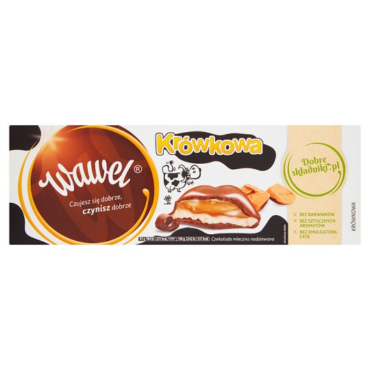 Wawel Krówkowa Czekolada mleczna nadziewana 300 g