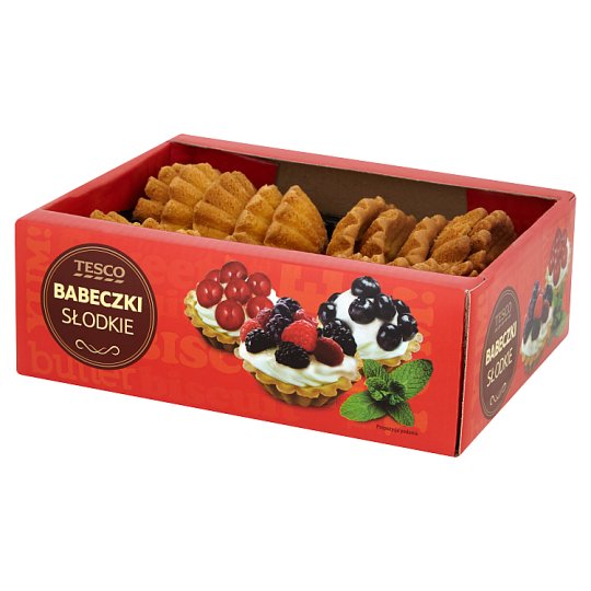 Tesco Babeczki słodkie Kruche ciastka - korpusy babeczek 330 g