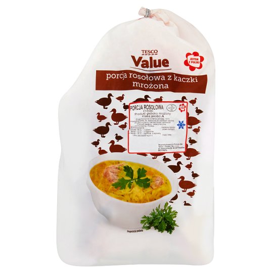 Tesco Value Duck Broth Portion