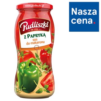 Pudliszki Sos do makaronu z papryką 500 g
