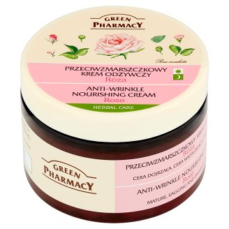 Green Pharmacy Przeciwzmarszczkowy krem odżywczy Róża 150 ml