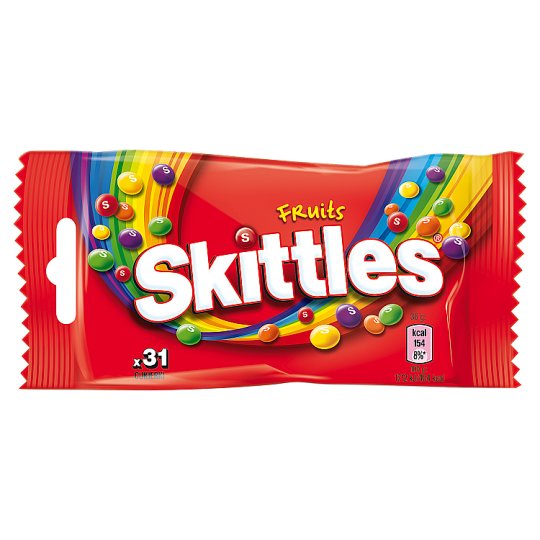 Skittles Fruits Cukierki do żucia 38 g (31 cukierków)