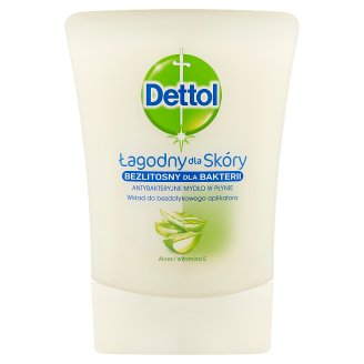 Dettol Aloe Vera Opakowanie uzupełniające do bezdotykowego aplikatora mydła w płynie 250 ml