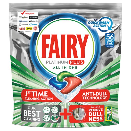 Fairy Platinum Plus Regular Tabletki do zmywarki, 56 kapsułek