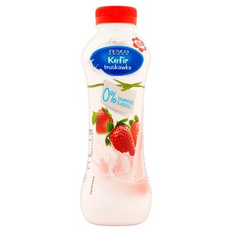 Tesco Kefir truskawka 450 g