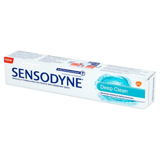 Sensodyne Deep Clean Pasta do zębów z fluorkiem 75 ml