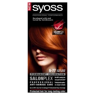 Syoss SalonPlex Farba do włosów Czysta miedź 6-77