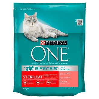 PURINA ONE Sterilcat Pełnoporcjowa karma dla dorosłych kotów bogata w łososia i pszenicę 800 g