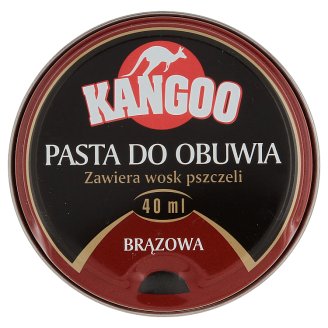 Kangoo Pasta do obuwia brązowa 40 ml