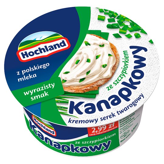 Hochland Kanapkowy serek kremowy ze szczypiorkiem 130 g