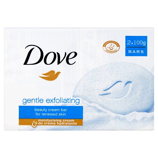 Dove Gentle Exfoliating Kremowa kostka myjąca 2 x 100 g