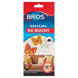 Bros Naklejka na muchy 2 sztuki
