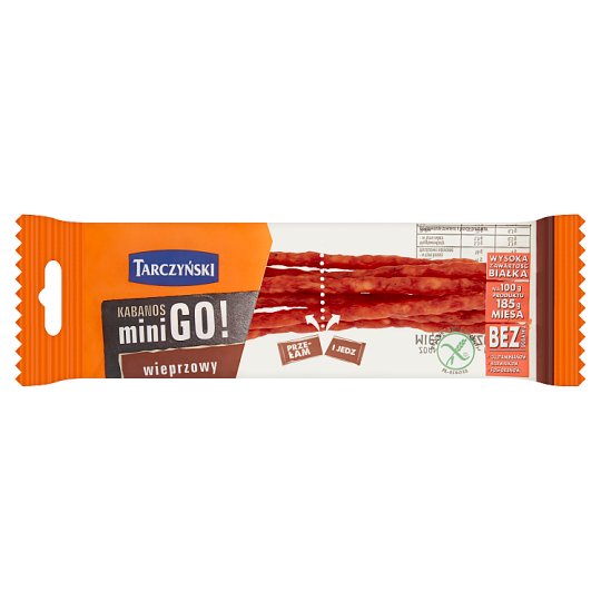 Tarczyński Kabanos mini Go! wieprzowy 25 g
