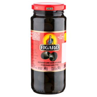 Figaro Hiszpańskie oliwki czarne drylowane 340 g