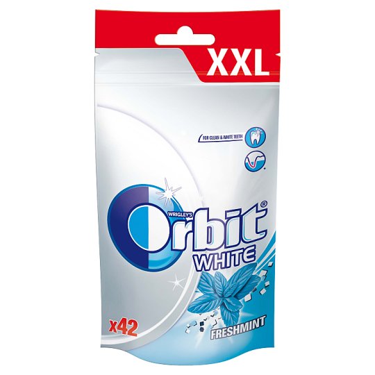 Orbit White Freshmint XXL Guma do żucia bez cukru 58 g (42 drażetki)