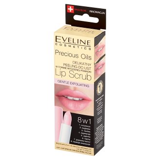 Eveline Cosmetics Precious Oils Gentle Exfoliating Delikatny peeling do ust 8w1