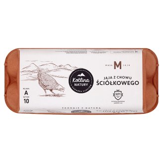 Kotlina Natury Jaja z chowu ściółkowego M 10 sztuk