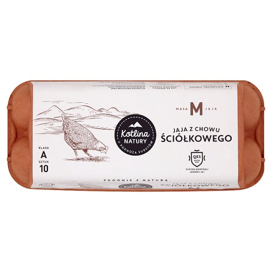 Kotlina Natury Jaja z chowu ściółkowego M 10 sztuk