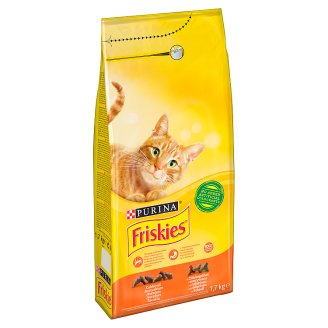 Friskies Karma dla dorosłych kotów z kurczakiem i warzywami 1,7 kg