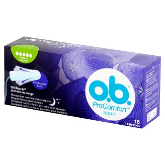 O.B. ProComfort Night Super+ Comfort Tampony 16 sztuk