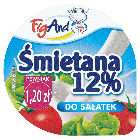 FigAND Śmietana 12% do sałatek 200 g