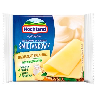 Hochland Ser kremowy w plastrach śmietankowy 130 g
